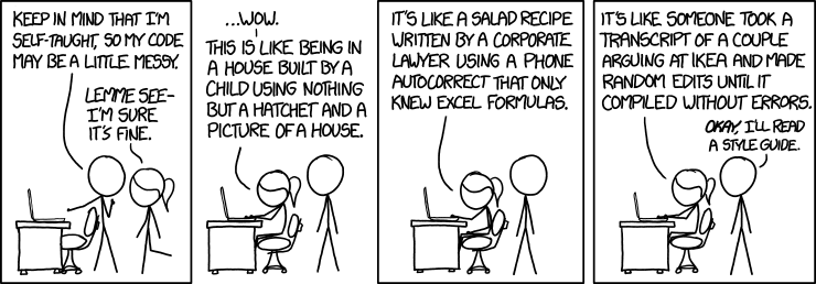 Xkcd: code quality